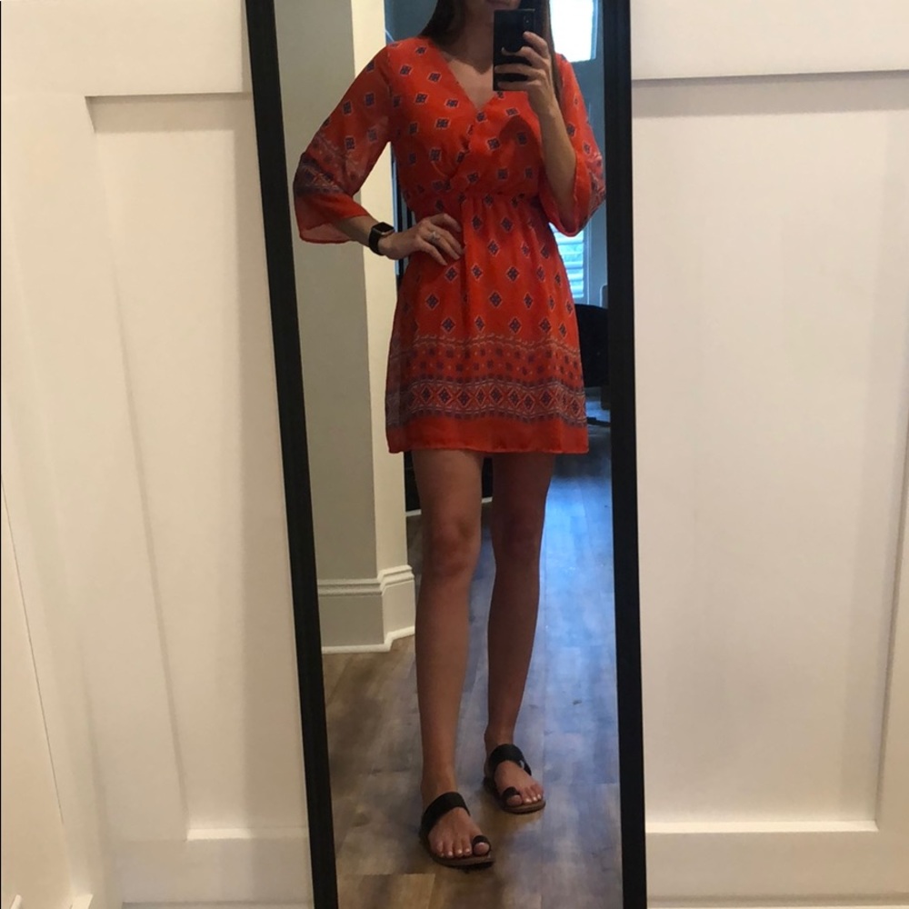 Orange Everly Dress